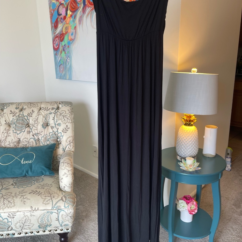West Kei Black Strapless Dress